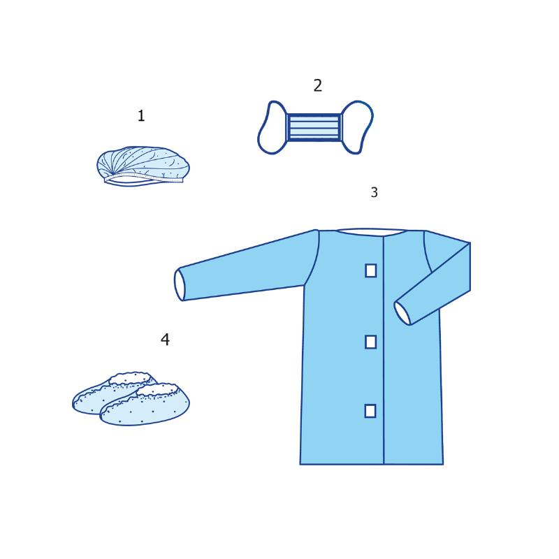 Комплект одягу захисний Taipan-Pharm стерильний розмір 50-52 L (TPS0205001)